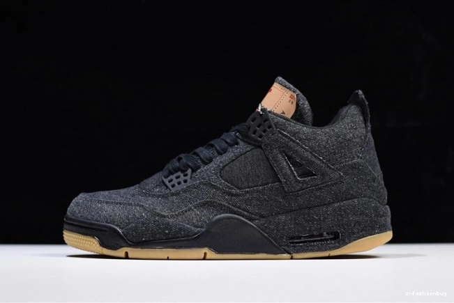 Jordan x 4 Air AO2571-001 'black' Levi's 0713